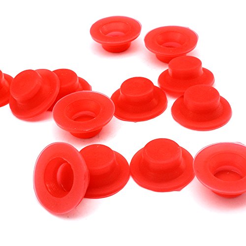 YEBODA Grolsch Gaskets Silicone Seal For Ez Cap Swing Flip Top Bottle Home Brew Beer Kombucha Kefir Soda Bottles 50Pack (Red)