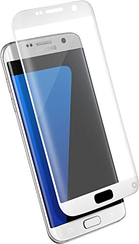 Verre trempé Samsung Galaxy S7 Edge Force Glass haute résistance anti-rayures blanc