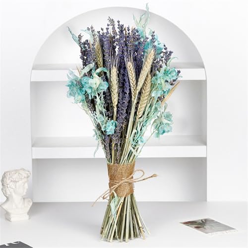 Flores Secas Naturales Lavanda Ramo Bebé 45 cm miniatura 4