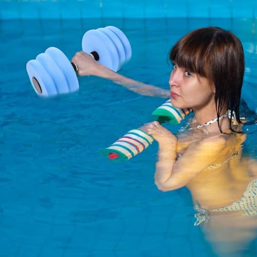Mancuernas acuáticas para ejercicio en piscina miniatura 4