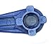 JSP Manufacturing 1 Pack Blue Gas and Bung Wrench Non Sparking Solid Drum Bung Nut Wrench