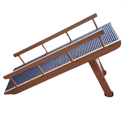 Rampa Para Pet De Até 25 Kg Regulável De 30 À 45 Cm Altura Para Sofás Poltronas E Camas Baixas