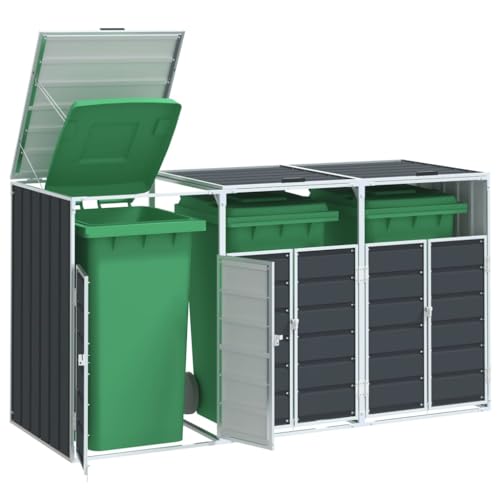 Myheimly Mülltonnenbox Müllbox Mülltonnenverkleidung Mülltonne...
