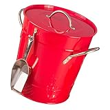 Seau à glace portable : convient pour hôtels, bars, ktv et autres occasions, ajoutant des glaçons pour refroidir bouteilles de vin, la , etc., seau à glaçons