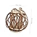IMIKEYA Hemp Rope Wicker Willow Candle Holder for Home Decor Vintage Style for Wedding Table Decorations