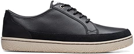 Clarks Men's Hodson Lace Sneaker, Black Leather, 13 | Image 5