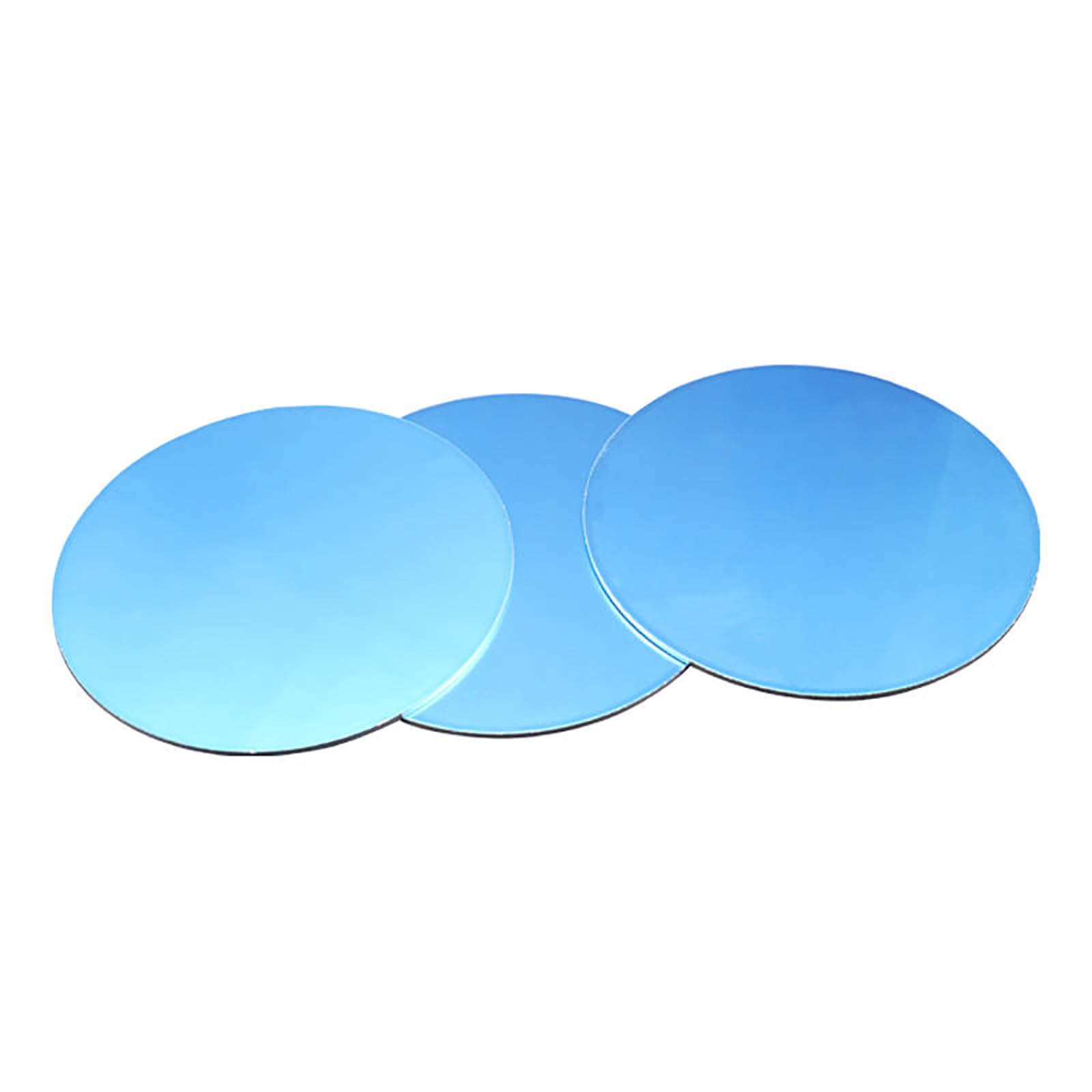 Disco in acciaio inossidabile, 6061 Confezione da 2 lamiere rotonde in alluminio con pellicola protettiva di varie dimensioni(250 * 2mm)