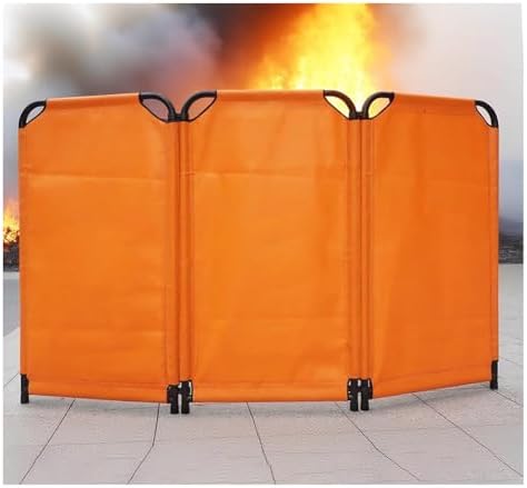Professional Welding Screen Panel with Frame - Flame-Resistant Moveable Welding Curtain for Workshop & Industrial Use (58x120cm) - Durable Protection Screen