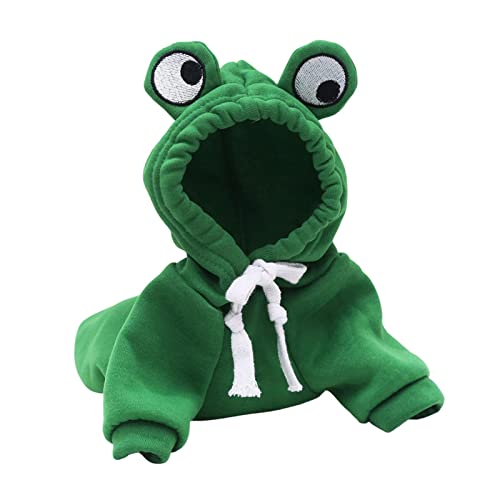 Stronrive Hunde Frosch Kostüm Hoodie für Haustiere