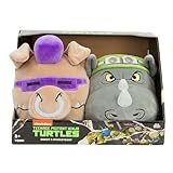 Club Mocchi Mocchi- Teenage Mutant Ninja Turtles Plushies - Bebop and Rocksteady Plush Combo Pack - Soft and Squishy Collectible TMNT Plush Gift Set - 8 Inch