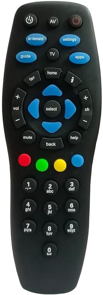 - ZdalaMit Original Remote Control Compatible for Tata Sky/Tata Play Set Top Box SD/HD By Tu-DOX