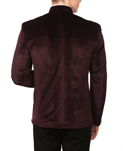 Image of WINTAGE Men's Velvet Grandad Collar Blazer