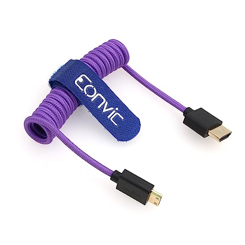 Câble micro HDMI vers HDMI 2.1 8K pour Sony Alpha III et Atomos Ninja V en tournage