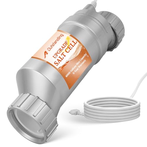 A-Outsanding T-15 Salt Cell Replacement for Hayward W3T-CELL-15 40 000 Gallons Premium Silver Edition Fits AquaRite ProLogic Systems 3-Year Support