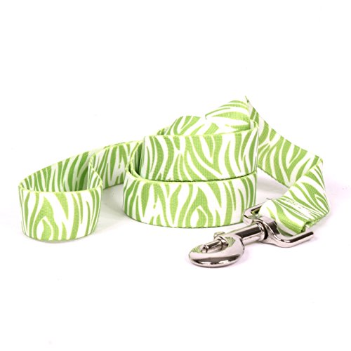 Image of Yellow Dog Design Standard Lead, Zebra Green, 3 /4 inch x 60 inch (5 ft.)