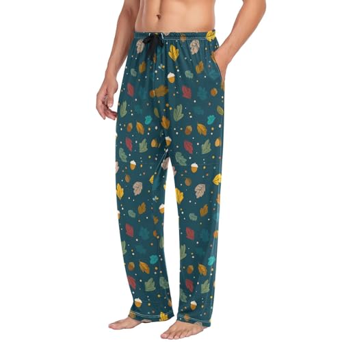 Aslsiy Mens Pajama Pants Autumn Pajama Bottoms Winter Lounge Sleep Pants3