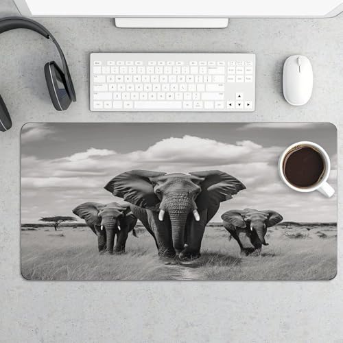 Elephant Walking Desk Pad Waterproof Mouse Pad miniatura 5