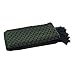Explore Land Cotton Shemagh Keffiyeh Tactical Desert Scarf Neck Head Wrap with Tassel for Men Women (Black and Green, one size)