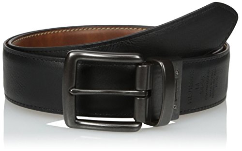 Image of Levi's Leather Men's Levis 40Mm Reversible Belt With Brushed Silver Buckle
