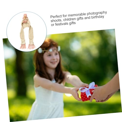 1pc Boys and Girls Hooded Hat Scarf Knitted Neck Warmer for Girls Boys Handmade Winter Accessory for Ages Keeps Ears Neck Warm Cold Weather4