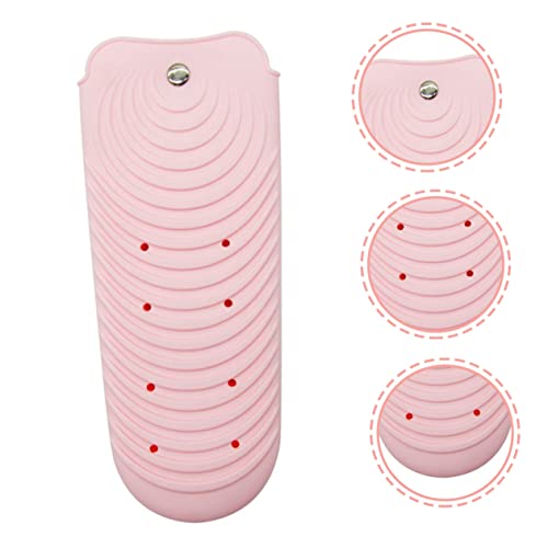 Funda resistente al calor para rizador de cabello y plancha, almohadilla de silicona, portátil y fácil de limpiar miniatura 7