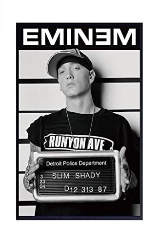 XIHOO Eminem (Mugshot) Poster Frameless Gift 12 x 18 inch(30cm x 46cm)-S-193…