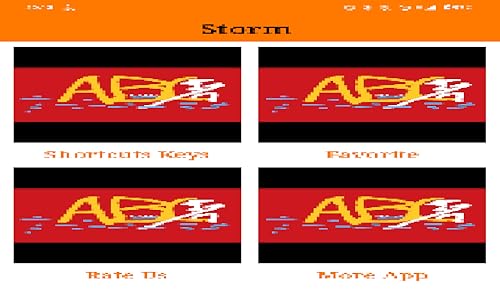 Storm Computer keyboard shortcuts