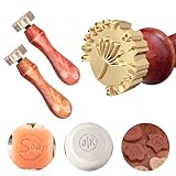 KAINSY Custom Soap Stamp - Personalized Soap Stamp for Homemade Soap, Create Your Branding Logo, DIY Unique Imprint Signature Stamp for Clay, Customized Gift for Soap Crafter, Soap Making Supplies