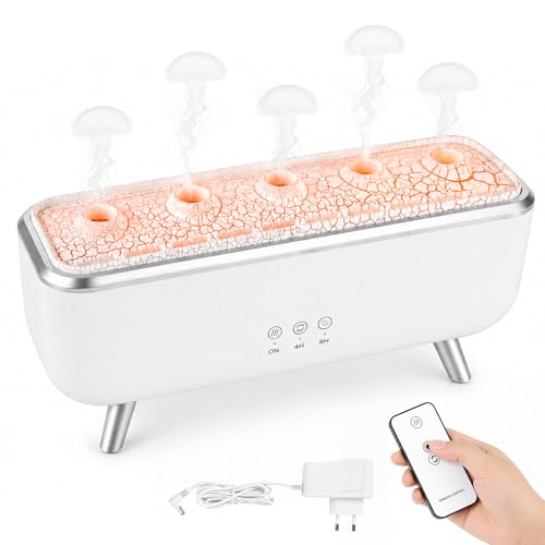 Diffuseur d'arômes méduse lumineuse humidificateur cocon de sérénité - 2
