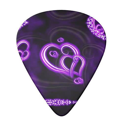 Purple Love Lot de 6 médiators pour guitare acoustique, guitare électrique, basse, ukulélé – fins, moyens et épais - Les Beatles, Paul McCartney, John Lennon, RIngo Starr, George Harrison Purple Love Lot de 6 médiators pour guitare acoustique, guitare électrique, basse, ukulélé - fins, moyens et épais – Image 4