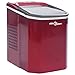 Produktbild vidaXL Eiswürfelbereiter Eiswürfelmaschine Eiscrasher Eismaschine Eiswürfel Ice Maker EIS Maschine Icemaker Rot 1,4L 15kg/24h