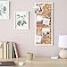 Juvale Decorative Cork Bulletin Boards for Walls (10 x 24 in) - White Frame Pin Board for Office, Bedroom & Room Decor