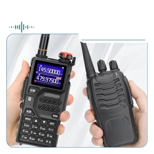Walkie Talkie receptor de radio bidireccional 12W compatible con Baofeng tipo C 5