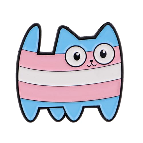 HOPCNF Regenbogen Pride Pins,Emaille-Anstecker,Katzen-Pins für Kleidung,Rucksack,Rainbow Friends Accessoires,Geschenkidee für Pride Month (C)