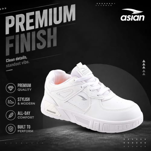 Image of ASIAN Sonic-01 Kids Sneakers | Casual Sneakers with Cushioned Sole, Durable Synthetic Upper & Comfort for Boys & Girls