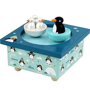 Trousselier Penguin Musical Houten Doos