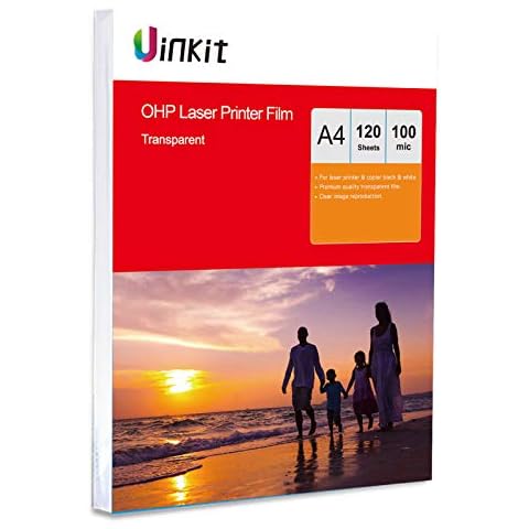 Uinkit OHP Film 120 Sheets A4 Transparency Cover