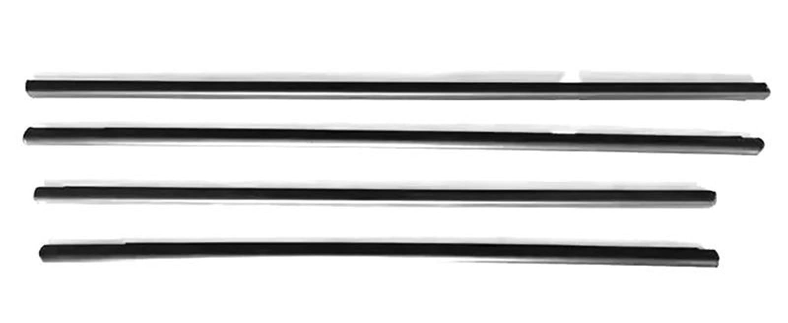 Strisce Protettive per Portiere Auto Set da 4 Pezzi Guarnizioni in Gomma per Finestrini E Vetri per Chevrolet Cruze 2009-2013