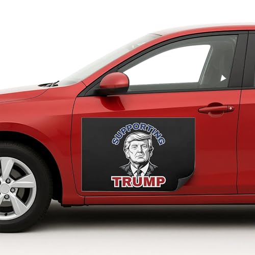 Trummp Save America Car Magnet Sign by DC | Flexible Car Magnetic Sheets with Adhesive Backing | 12x18 Bumper Magnet Sticker for Vehicles Trucks & Business Advertising Signs | 2 PC | Made in USA