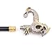 Golden White Luxury Dragon Walking Cane Fashion Decorative Walking Stick Gentleman Elegant Cosplay Cane Knob Crosier 93cm