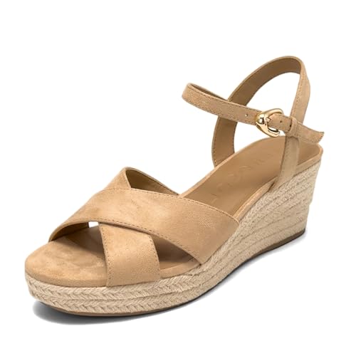 Chaussures Aerosoles Casarina souples et confortables en suédine beige