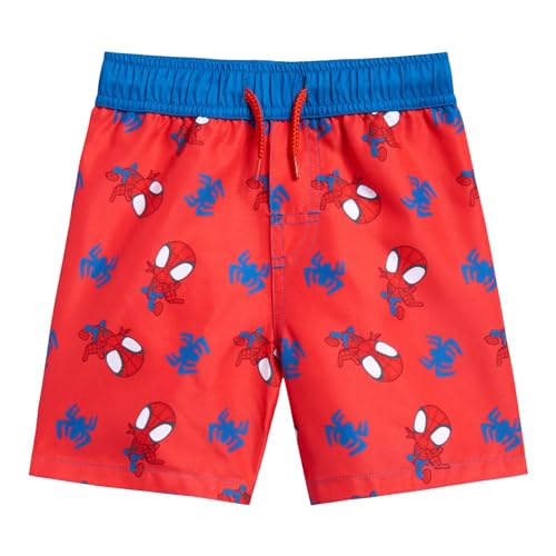 Image of Marvel Boys' Swimwear 2-Piece Rashguard and Swim Trunks Set Toddler to Big Kid