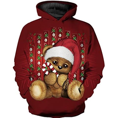 Ocean Plus Niño Sudadera con Capucha Estampada Multicolor Manga Larga Adolescentes Chicas Unicornio Hoodie Cover