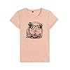 TrendiMax-Guinea-Pig-Tee-Shirt-for-Women-Summer-Womens-Cute-Short-Sleeve-Casual-Graphic-Tunic-Tops TrendiMax Guinea Pig Tee Shirt for Women Summer Womens Cute Short Sleeve Casual Graphic Tunic Tops (Light Orange, XL)
