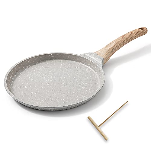 Comparison: Best Non Stick Crepe Pan 11 Bobikuke 8 inch Crepe Pan, Nonstick Pan for Crepes Omelette Tortillas, Dosa Tawa Tortilla Pan, Griddle Pancake Pan for Roti Indian, Induction Compatible