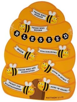 Playside Creations Kids' Beatitudes Foam Craft Kit - 54 Piece - Makes 6 Sets