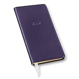 2019 Gallery Leather Pocket Weekly Planner Camden Violet 6