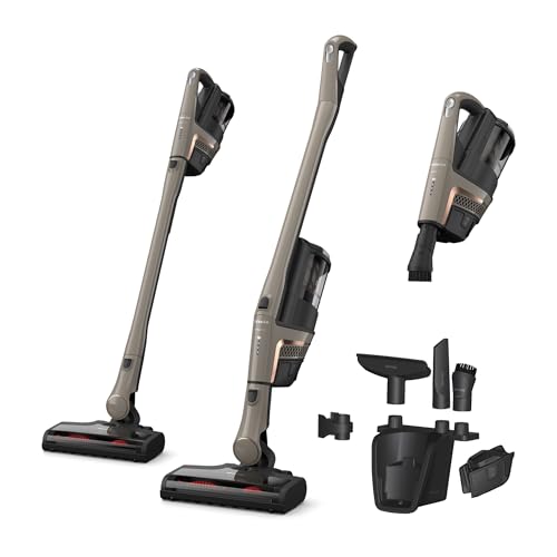 Miele Triflex HX2 Sprinter Vacuum Cleaner,120 min runtime, Cashmere Grey / Rose Gold