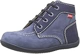  Kickers Unisex Baby Bonbon Lauflernschuhe, Blau (Bleu Denim Perm 53), 22 EU