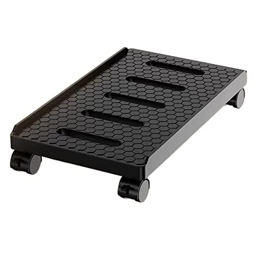 Supporto per CPU - CPU Holder Cart Mobile CPU Stand Rolling PC Tower con 4 Ruote Girevoli Carrello Porta CPU da Pavimento con Ruota Bloccata sotto la Scrivania per Home Office per PC